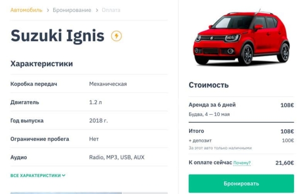 Аренда машины в Черногории от А до Я. Мой опыт и полезные советы Аренда машины в Черногории от А до Я. Мой опыт и полезные советы