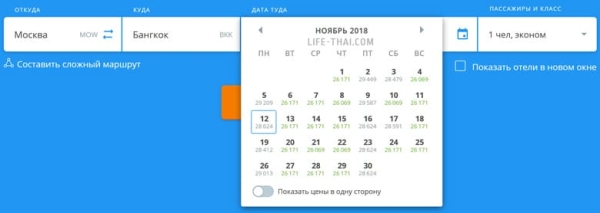 Сколько стоят билеты в Таиланд? Цены на перелёты в Бангкок, Пхукет, Паттайю